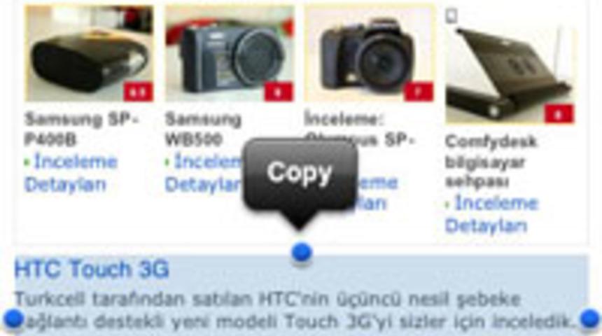 iPhone 3.0'dan ilk g&ouml;r&uuml;nt&uuml;ler