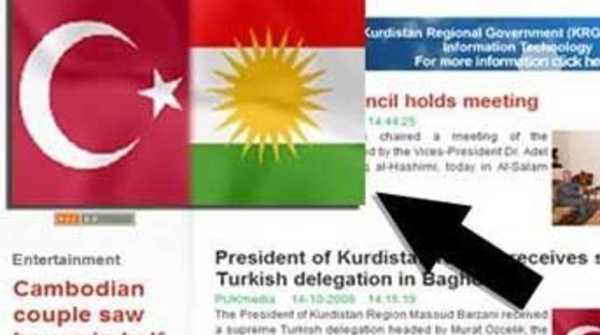 Ay-yıldız ile s&ouml;zde 'K&uuml;rt bayrağı' yan yana