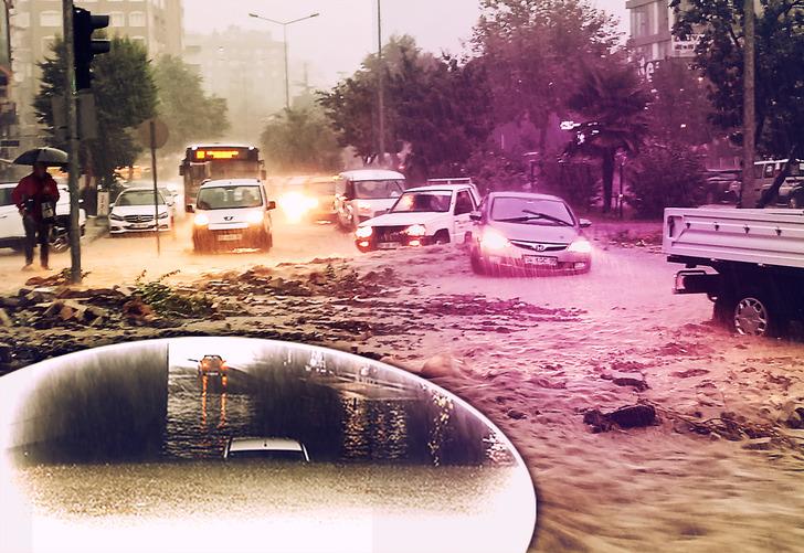 Samsun'da can pazarı: Bağrışları duyan yardıma koştu! '103 kilo'luk yağış hayatı felç etti, Giresun'da da caddeler göle döndü