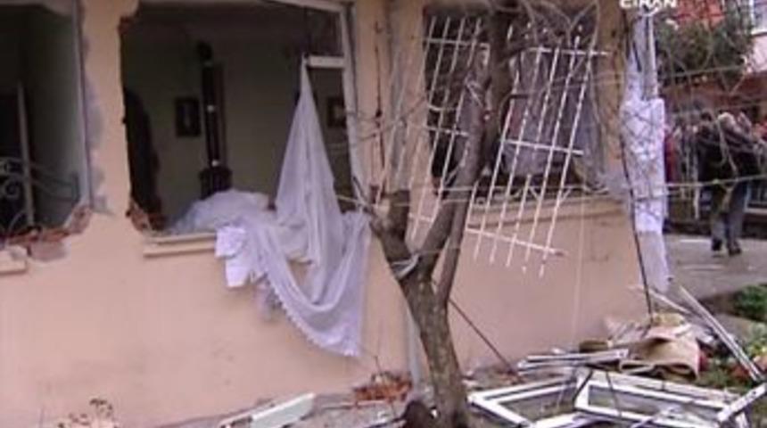 Şofben bomba gibi patladı