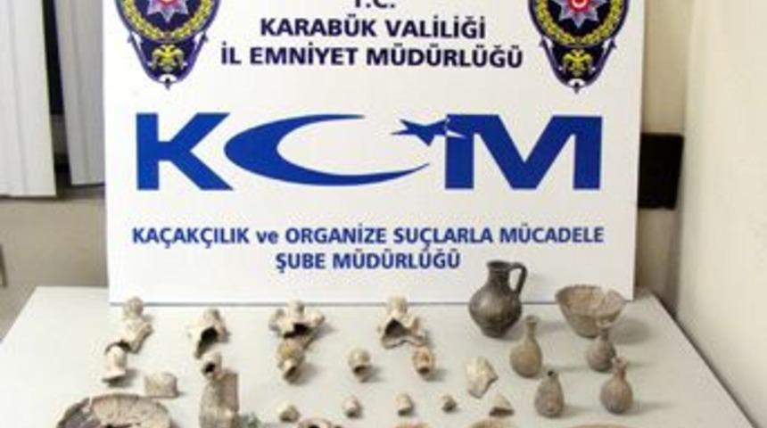 Cami tuvaletinde tarihi eser ele ge&ccedil;irildi