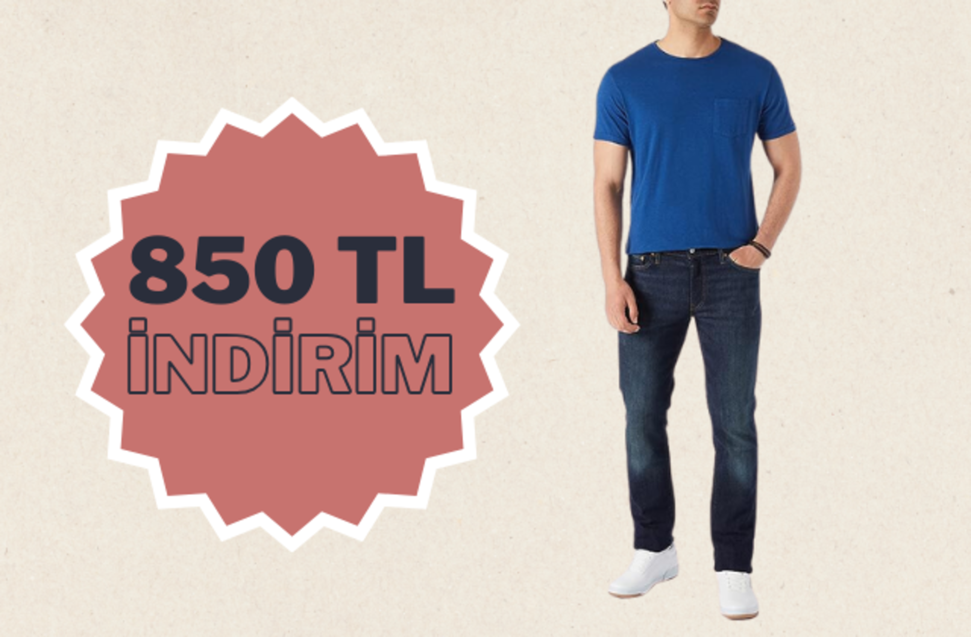 Fiyatı 805 TL'ye düştü! Gardırobunuzun yıldızı olacak Levi's pantolonda 850 TL indirim