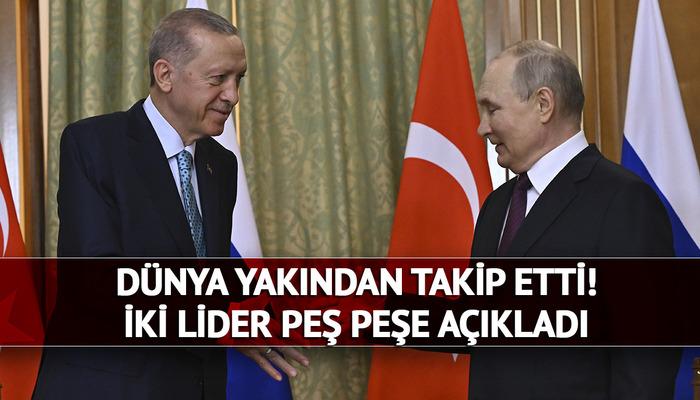 Putin, "Erdoğan'a açık açık söyledim" deyip tüm dünyaya duyurdu!