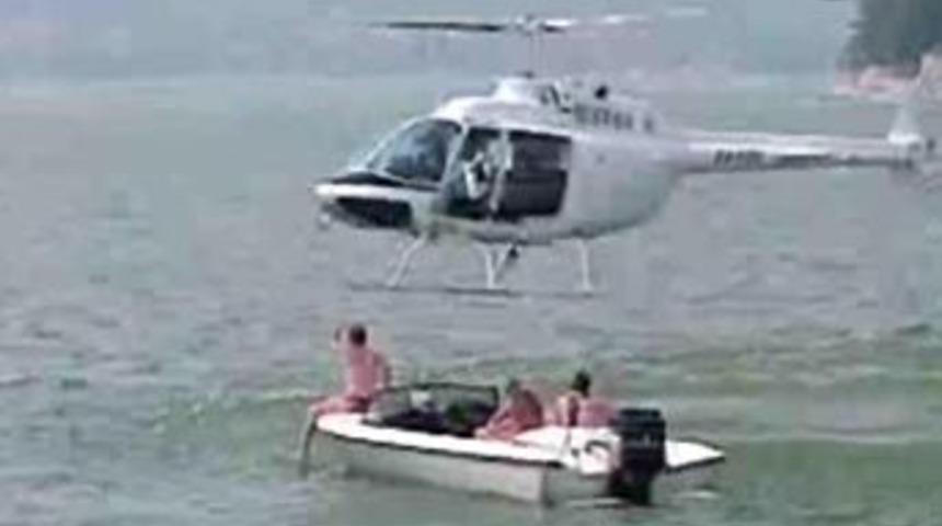 Kurtarmaya gitti suya &ccedil;akıldı