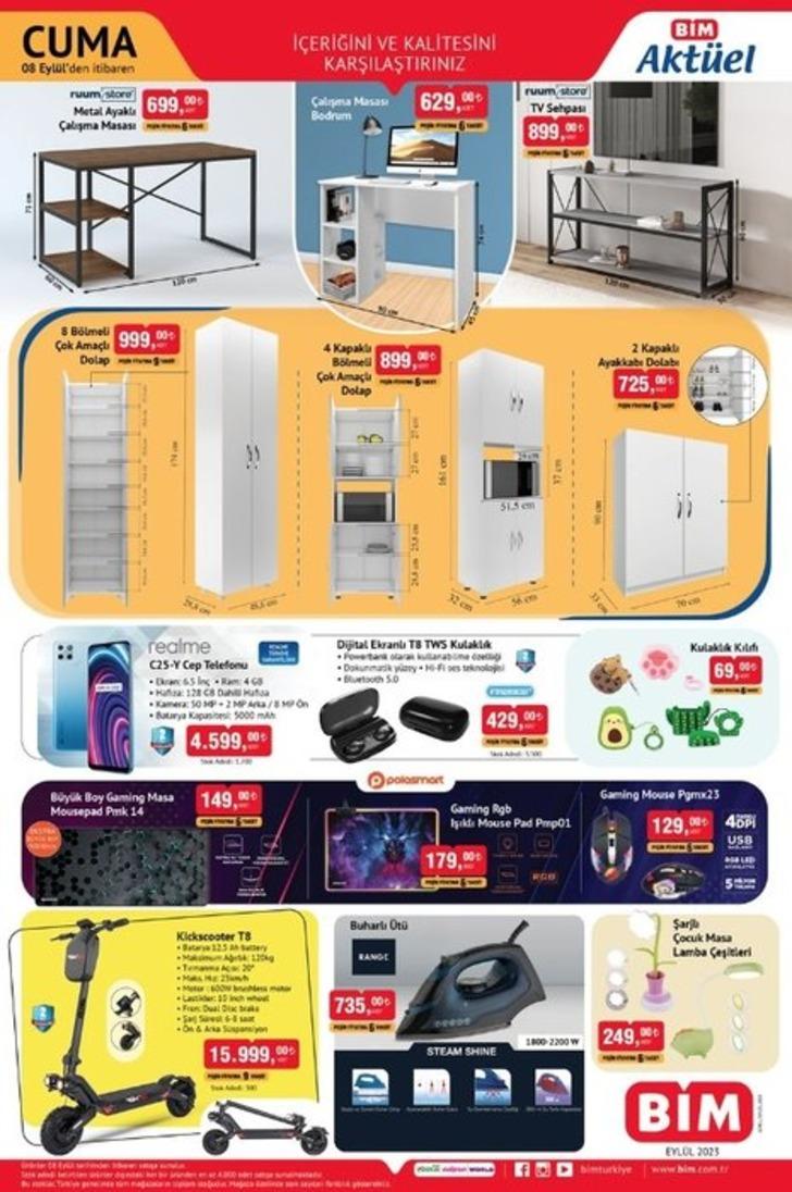 BİM'den evlenecekler için kaçırılmayacak fırsat! Çeyiz paketi 2,799 TL, fastfryer 8.799 TL! 5-8 Eylül 2023 BİM aktüel ürünler kataloğu G4