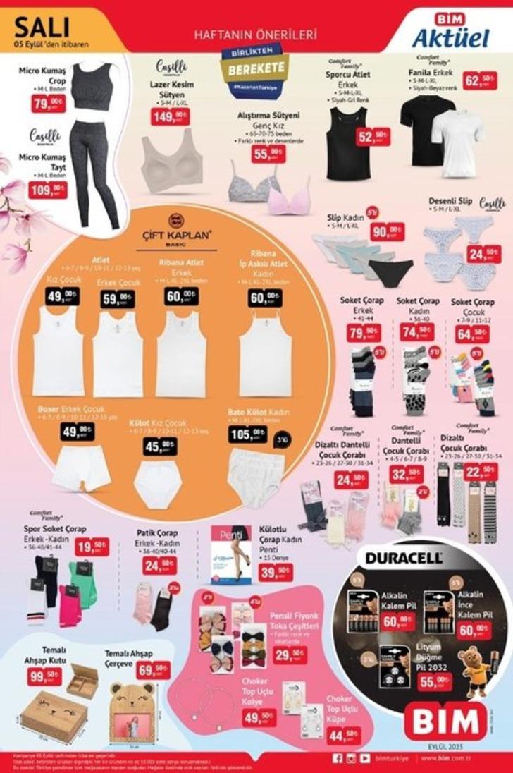 BİM'den evlenecekler için kaçırılmayacak fırsat! Çeyiz paketi 2,799 TL, fastfryer 8.799 TL! 5-8 Eylül 2023 BİM aktüel ürünler kataloğu G5