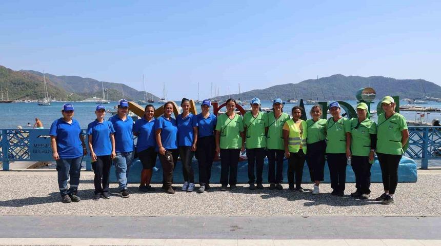 Marmaris’in sokaklarına kadın eli değdi