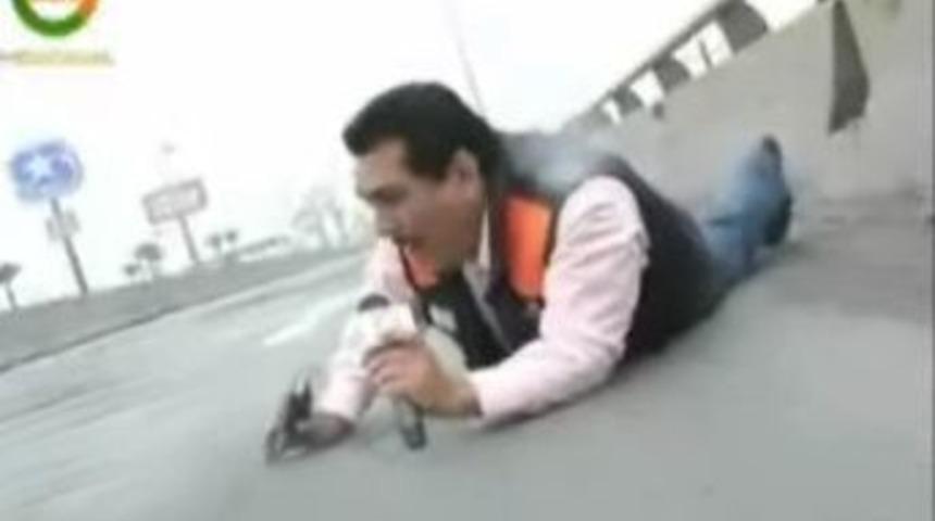 Muhabirin zor anları