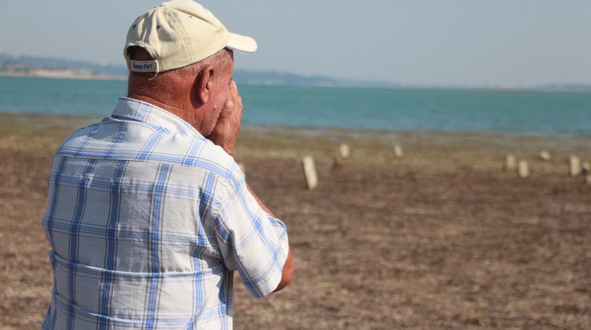 Suyun çekilmesiyle ortaya çıktı! 153 yıllık... En son 3 yıl önce görülmüştü