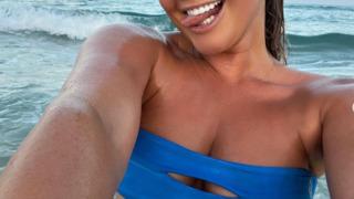 Sosyal medya fenomeni Karina Irby, Taylor Swift hayranlığını gösterdi! İç çamaşırıyla dans etti 