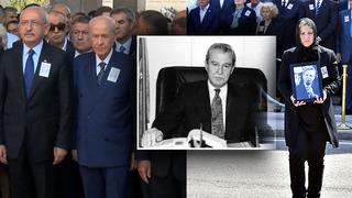 Siyasi liderler cenaze törenine akın etti! 93 yaşında hayata gözlerini yuman eski bakan Necmettin Cevheri son yolculuğuna uğurlandı