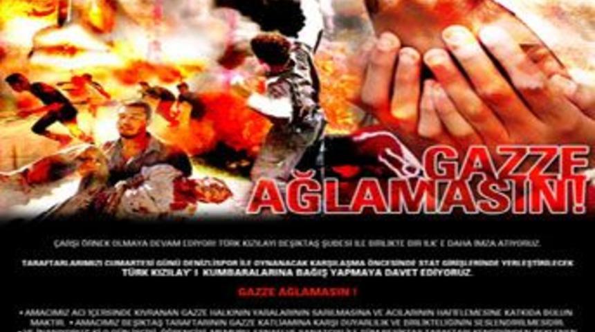 &Ccedil;arşı'dan Gazze'ye destek