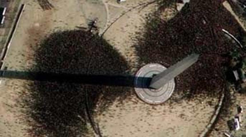 D&uuml;nyanın izlediği t&ouml;ren uydudan b&ouml;yle g&ouml;r&uuml;nd&uuml;