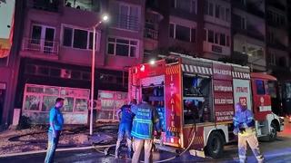Balıkesir'de bir evde çıkan yangın itfaiye ekiplerince söndürüldü