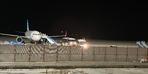 Motoru arızalanan uçak Trabzon'a acil iniş yaptı