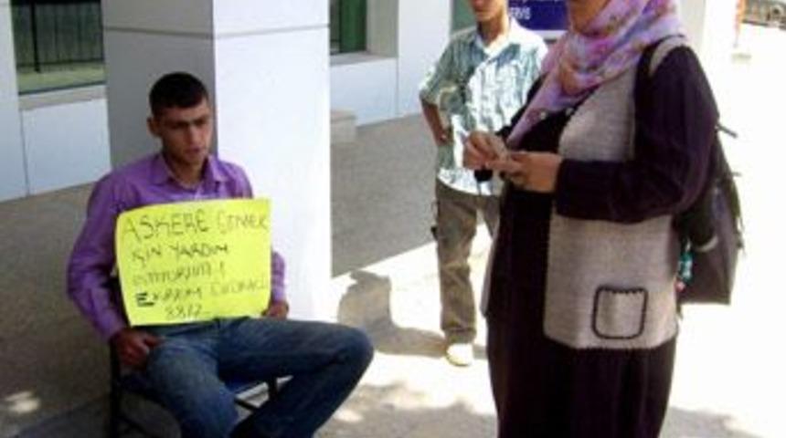 Askere gitmek i&ccedil;in dileniyor