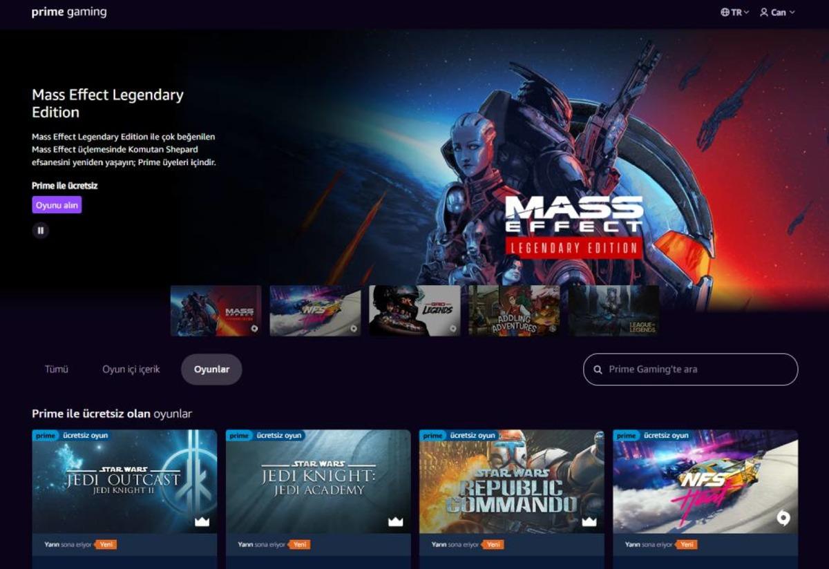 Prime Gaming ücretsiz oyunları neler?  Prime Gaming