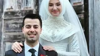 Selde hayatını kaybeden doktor ve eşine duygusal tören...