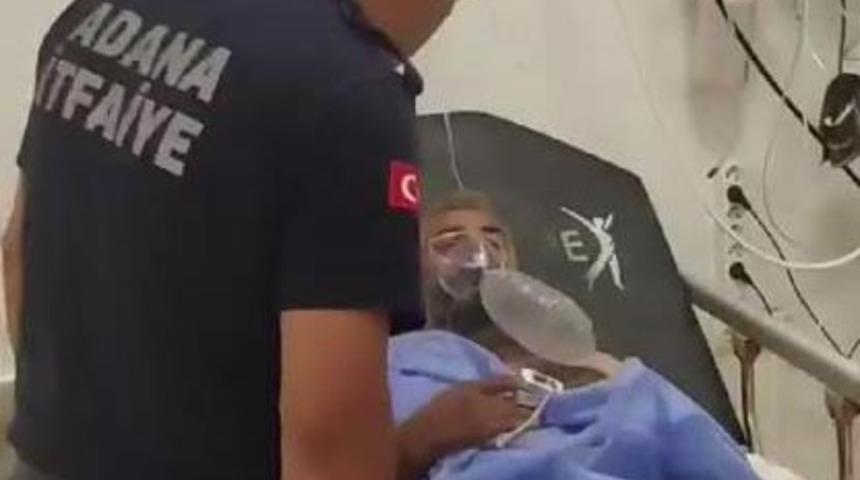 &Ouml;nce hayatını kurtardı, sonra hastanede ziyaret etti