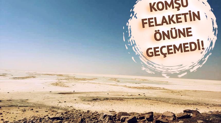 Türkiye de nasibini alacak! Felaketin önüne geçilemedi, Urmiye Gölü kuruyunca gelen uyarı korkuttu: "Tahribata yol açacak, verimli topraklar yok olacak"