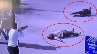 Görüntüleri gören dehşete düştü! Sokak ortasında iki dayısını vurdu