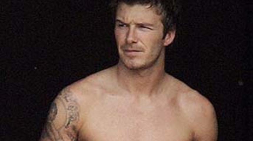 Beckham, &Ccedil;in'de viagra reklamında kullanılıyor