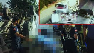 Antalya'da turistleri taşıyan safari aracı takla attı: 1 ölü, 10 yaralı... Korkunç anlar kamerada!