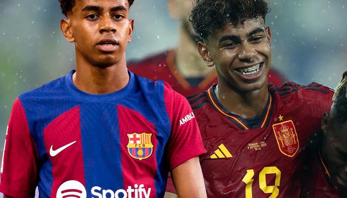 Barcelona’nın 16 yaşındaki genç oyuncusu Lamine Yamal, dünyayı kasıp kavuruyor! İspanya Milli formasıyla tarihe geçtiAvrupadan Futbol
