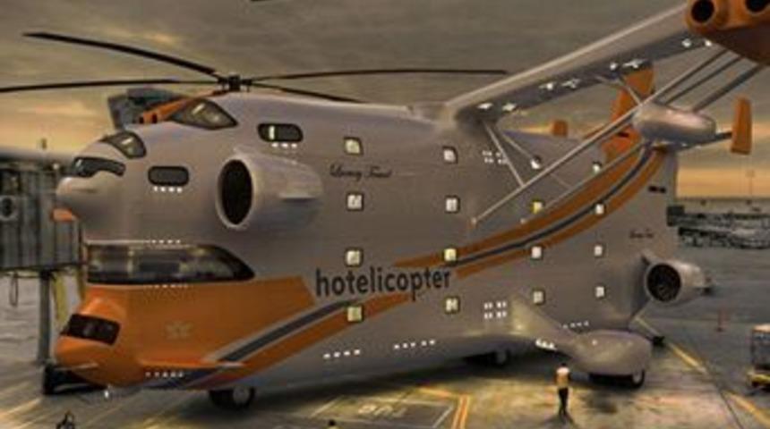 D&uuml;nyanın ilk hotel helikopteri