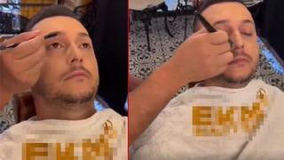 Gelinlerden sıra şimdi damatlarda! Sosyal medyanın yeni akımı “Damat makyajı” oldu