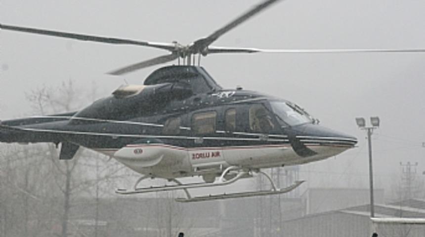 Başbakanın helikopteri zorunlu iniş yaptı