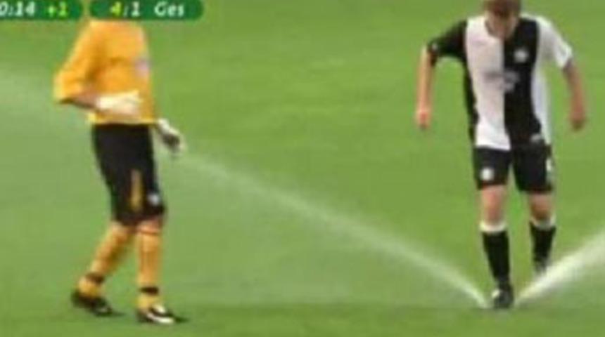 Sahanın suyu &ccedil;ıktı!