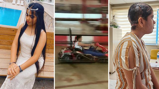 Sadece eğlenmek istemişti! Go-kart aracına saçını kaptıran kız çocuğu ölümden döndü