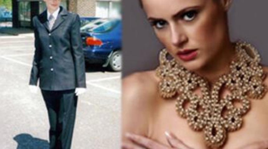 Askerdi, sonra polis şimdi de manken