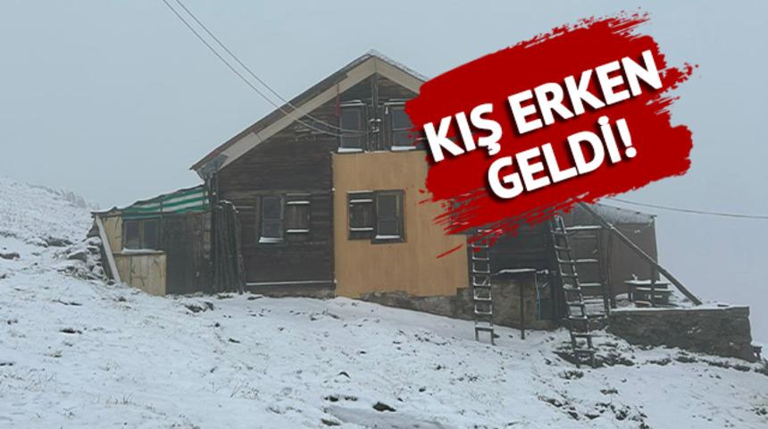 Kış erken geldi! Mevsimin ilk karı o illere düştü...