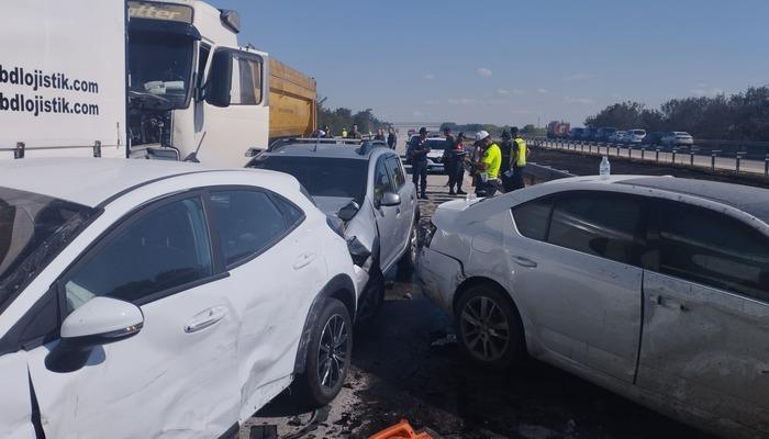 SON DAKİKA | Edirne’de zincirleme trafik kazası! 1 ölü, 36 yaralı…