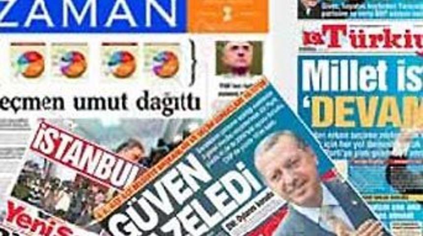 Sonu&ccedil;lar medyayı b&ouml;ld&uuml;