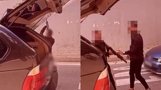 Magandalar yine sahnede! Kimi tabancayla, kimi otomatik tüfekle havaya ateş etti... Eğlencelere gölge düşürdüler