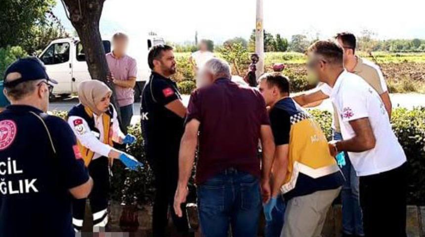 Yürekleri sızlattı! Küçük çocuk, kaza yerine gelen babasını görünce...