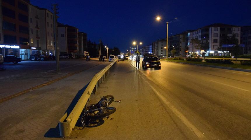 Konya'da otomobille çarpışan motosikletin sürücüsü öldü