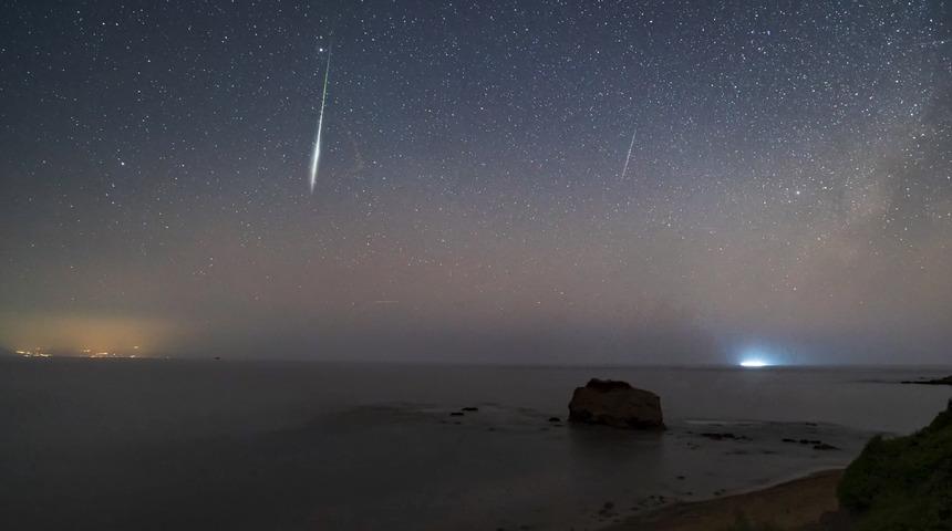 İzmir'de görüntülendi! Perseid'in 'ateş topu'