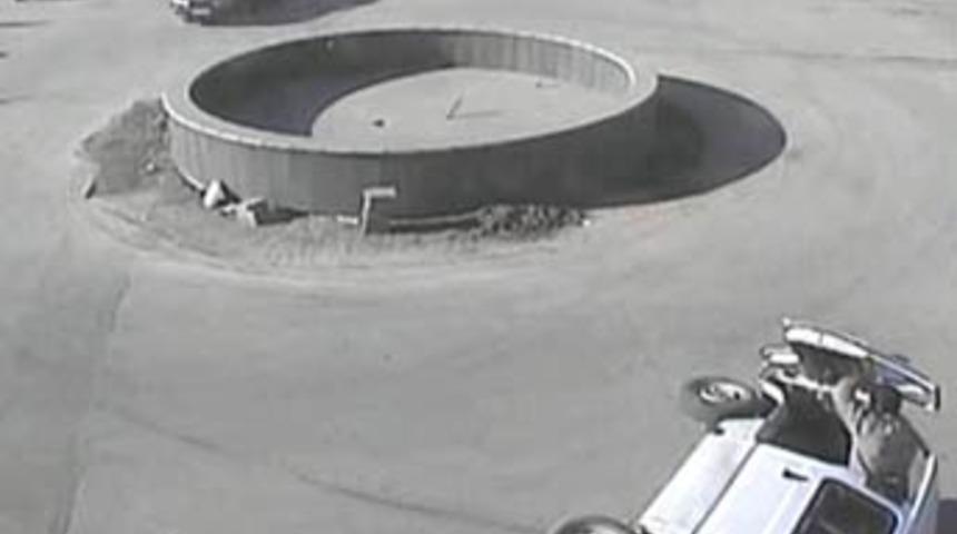 MOBESE kamerasından kaza anları...