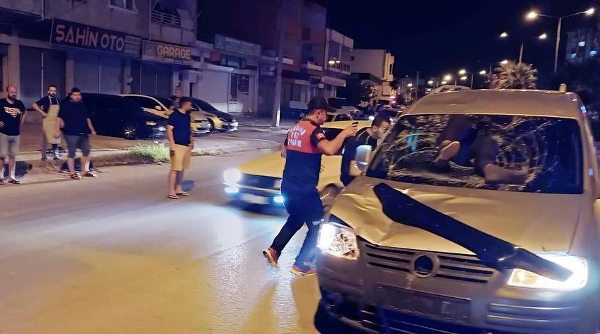 Osmaniye'de hafif ticari aracın çarptığı bisiklet sürücüsü ağır yaralandı