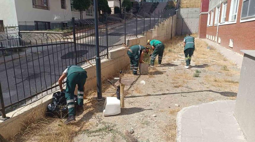 Yeni eğitim dönemi için okullar temizlendi