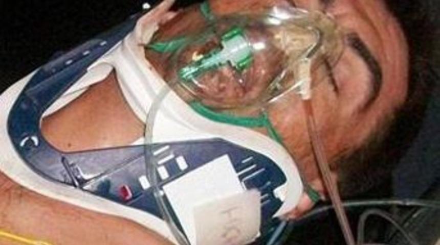 Denize d&uuml;şt&uuml;, boğazına balık ka&ccedil;tı!