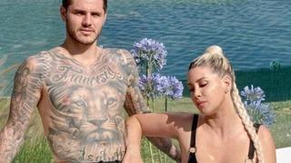 Lüks evde havuz keyfi! Icardi'nin eşi Wanda Nara'dan iddialı paylaşım