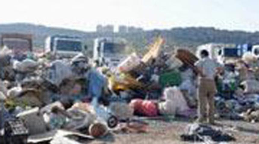 Evden 7 kamyon &ccedil;&ouml;p &ccedil;ıktı