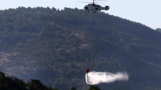 Manisa'nın Soma ilçesindeki orman yangını kontrol altına alındı