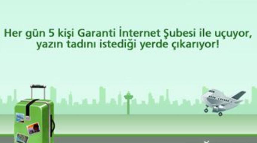 Garanti internet şubesi u&ccedil;uruyor