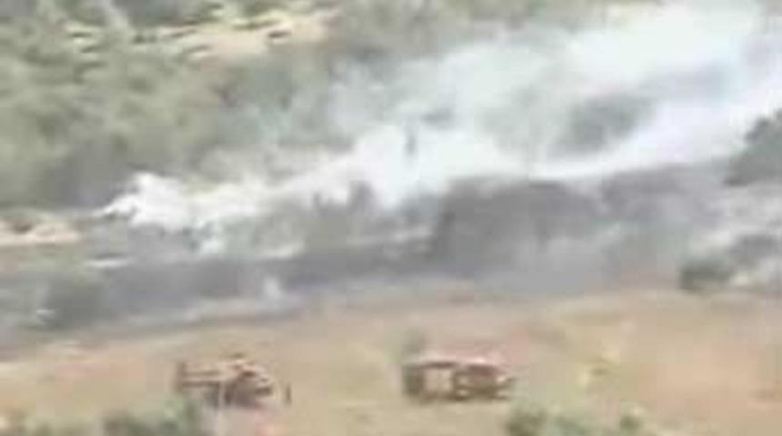 &Ccedil;amlıca tepesinde orman yangını &ccedil;ıktı